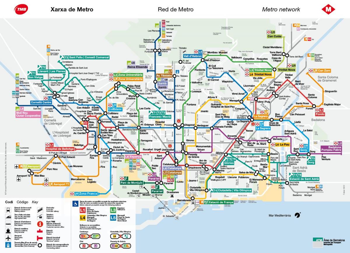 bcn metro Karte
