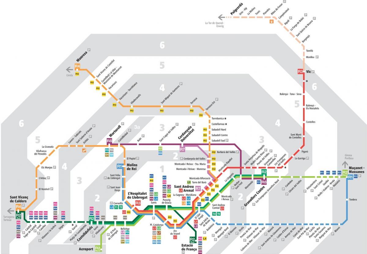 barcelona-transport-Karte